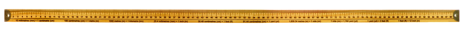 1 m ruler