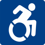 Liikumispuue ratastooli mark PNG